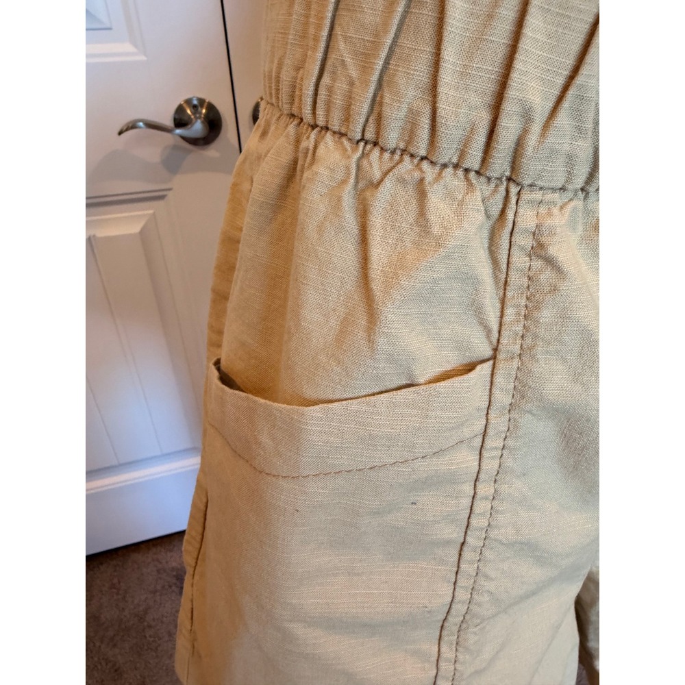 Signature by Levi Strauss Womens Khaki Utility Shorts Elastic Waist XXL Retreat - Picture 4 of 15